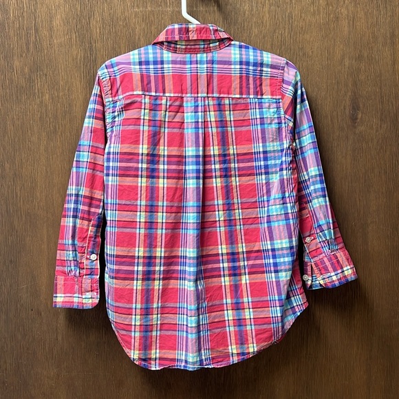 Ralph Lauren Polo Toddler Boy size 4, Plaid long sleeve button up, like new. - Picture 4 of 4